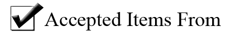Accepted Items